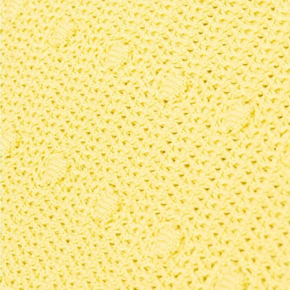 Bottega Veneta Yellow Ruffled Pencil Skirt - Picture 3 of 6